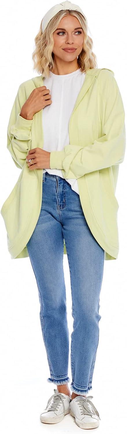 image:imageMud Pie Mens Stiles Womens Cocoon Hoodie CardiganLime