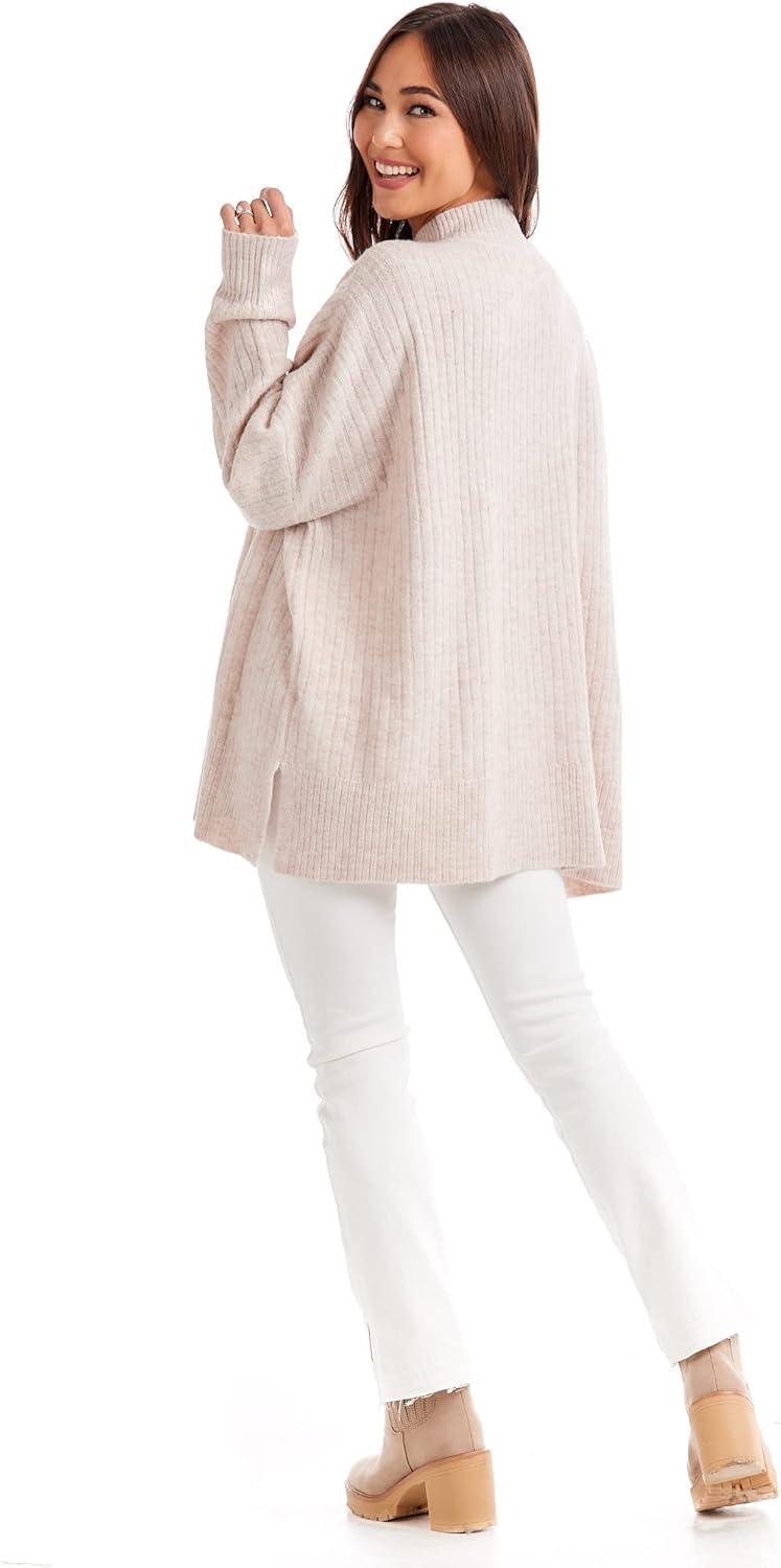 image:imageMud Pie Womens Mud Pie Womens Milo Ribbed SweaterBlush