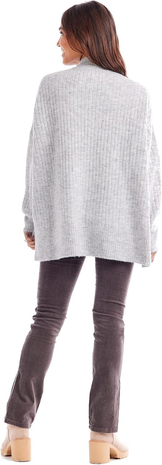 image:imageMud Pie Womens Mud Pie Womens Milo Ribbed SweaterGrey
