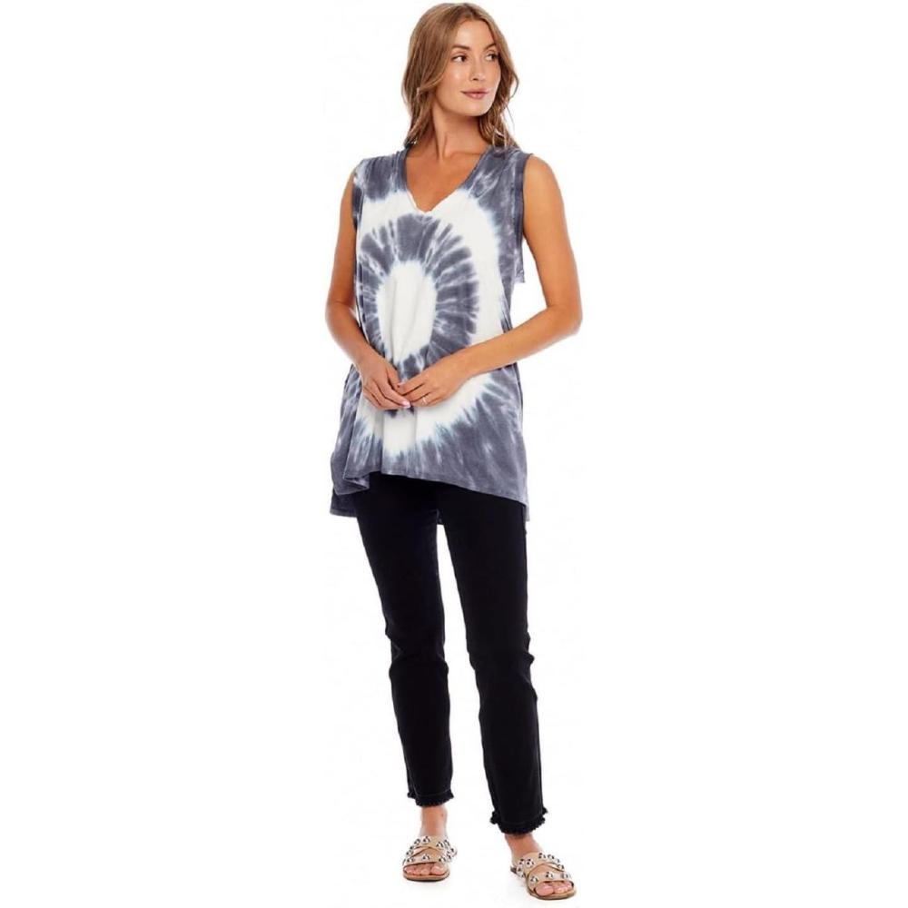 image:imageMud Pie Channing Womens Tie Dye TankGray