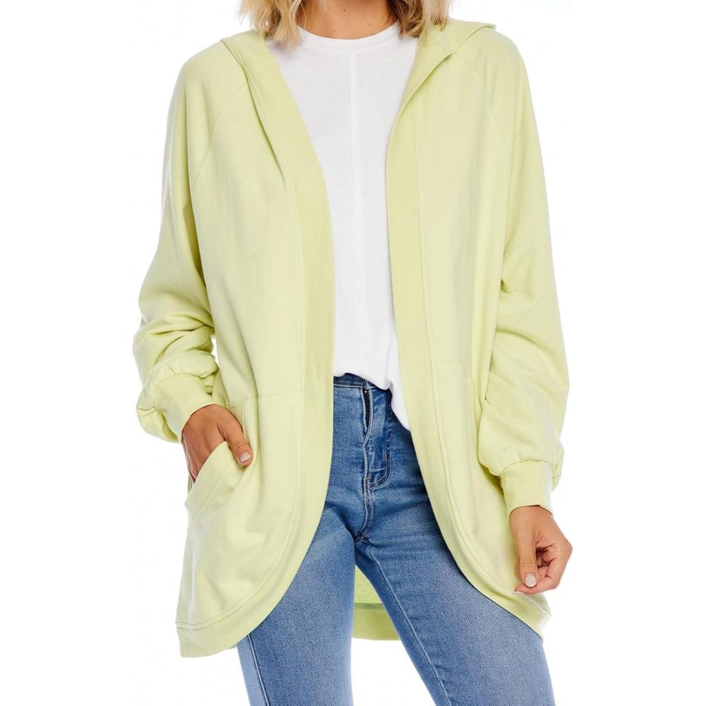 image:imageMud Pie Mens Stiles Womens Cocoon Hoodie CardiganLime