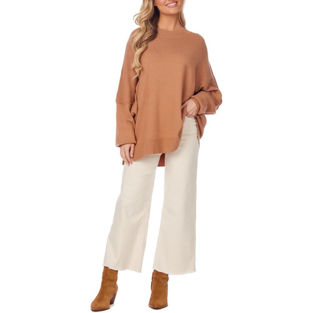 image:imageMud Pie Womens Mud Pie Women Astrid Ribbed SweaterBrown