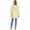 Mud Pie Men’s Stiles Women’s Cocoon Hoodie Cardigan(Lime)
