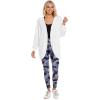Mud Pie Men’s Stiles Women’s Cocoon Hoodie Cardigan(White)