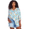 Mud Pie Women’s Chicago Top Blue