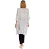 Mud Pie Women’s Mona Oversized Cardigan, Gray, One Size