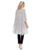 Mud Pie Women’s Mona Oversized Cardigan, Gray, One Size