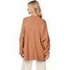 Mud Pie Womens Mud Pie Women Astrid Ribbed Sweater(Brown)