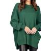 Mud Pie Womens Mud Pie Women Astrid Ribbed Sweater(Green)