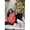 Mud Pie Womens Mud Pie Women Astrid Ribbed Sweater(Pink)