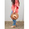 Mud Pie Womens Mud Pie Women Astrid Ribbed Sweater(Pink)