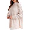 Mud Pie Women’s Mud Pie Women’s Milo Ribbed Sweater(Blush)