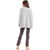 Mud Pie Women’s Mud Pie Women’s Milo Ribbed Sweater(Grey)