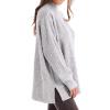 Mud Pie Women’s Mud Pie Women’s Milo Ribbed Sweater(Grey)