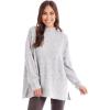 Mud Pie Women’s Mud Pie Women’s Milo Ribbed Sweater(Grey)