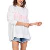 Mud Pie Women’s Women’s Mama Sparkle Sweatshirt(Pink)