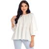 Mud Pie Women’s Women’s Morrison Top(White)
