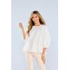 Mud Pie Women’s Women’s Morrison Top(White)