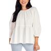 Mud Pie Women’s Women’s Morrison Top(White)