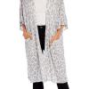 Mud Pie Women’s Mona Oversized Cardigan, Gray, One Size