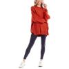 Mud Pie Womens Mud Pie Women Astrid Ribbed Sweater(Rust)