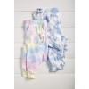 Mud Pie Women’s Bryant Tie Dye Jogger(Blue Tie Dye)