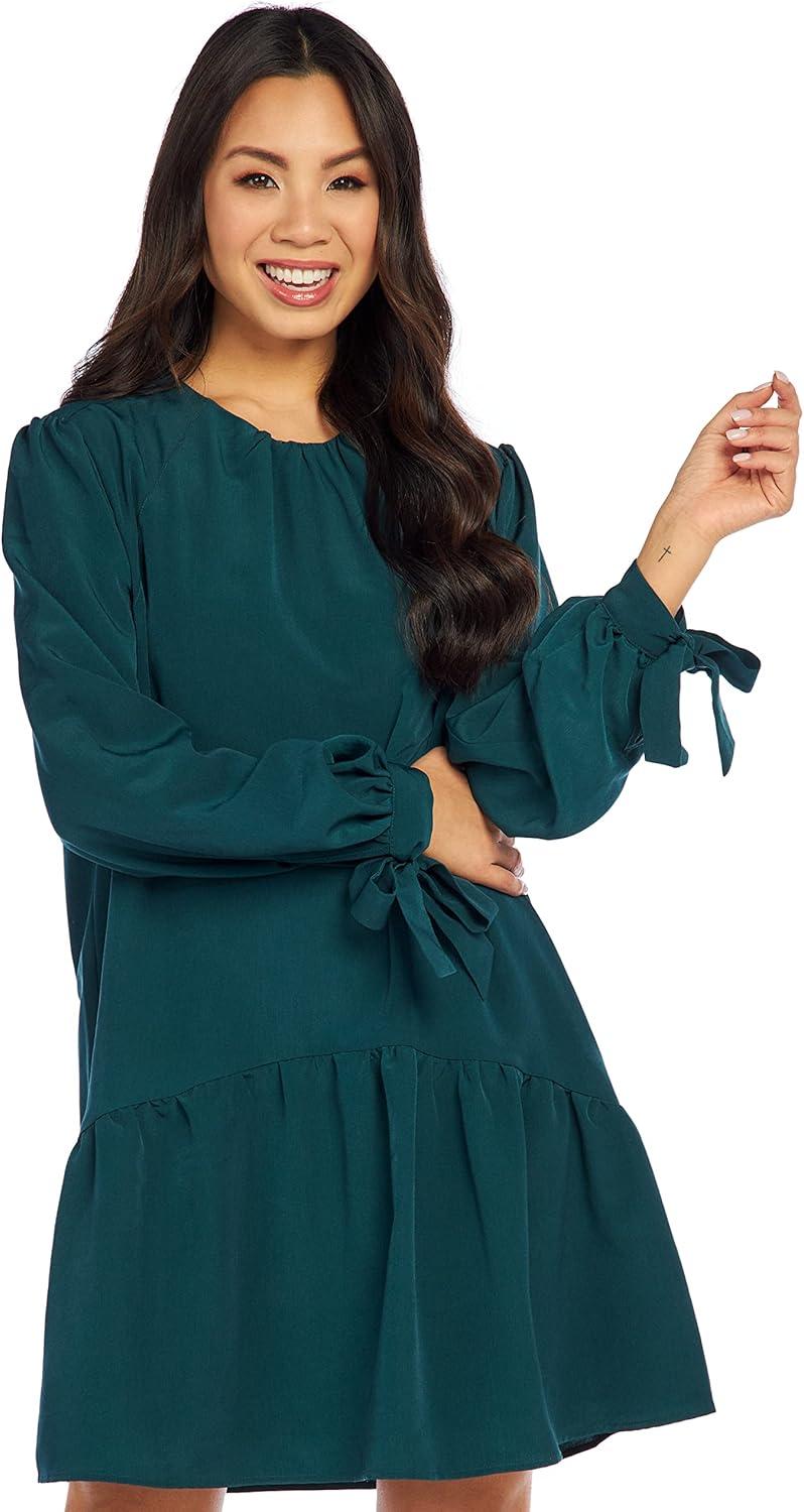 image:imageMud Pie Merritt Flounce Womens DressGreen