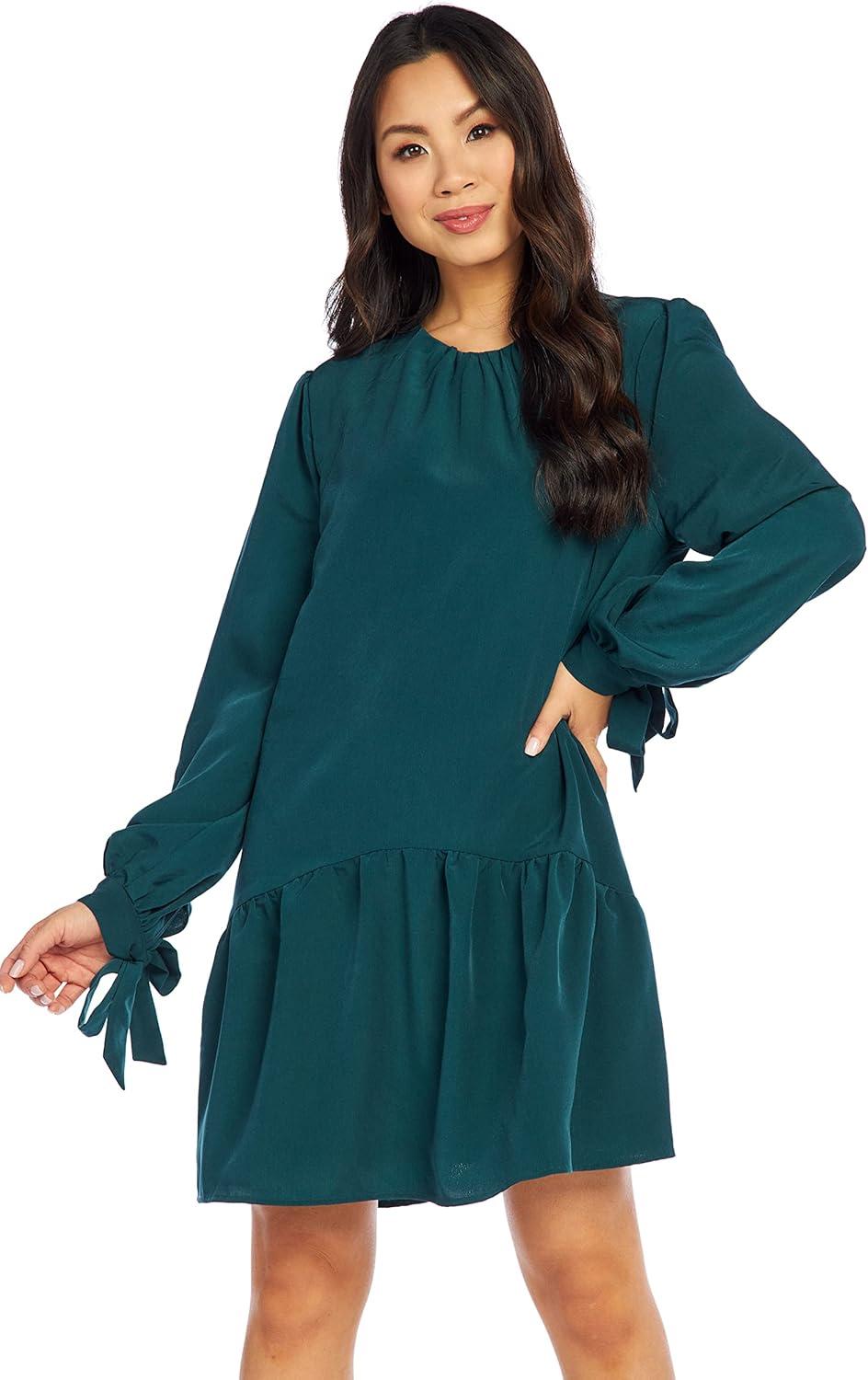 image:imageMud Pie Merritt Flounce Womens DressGreen