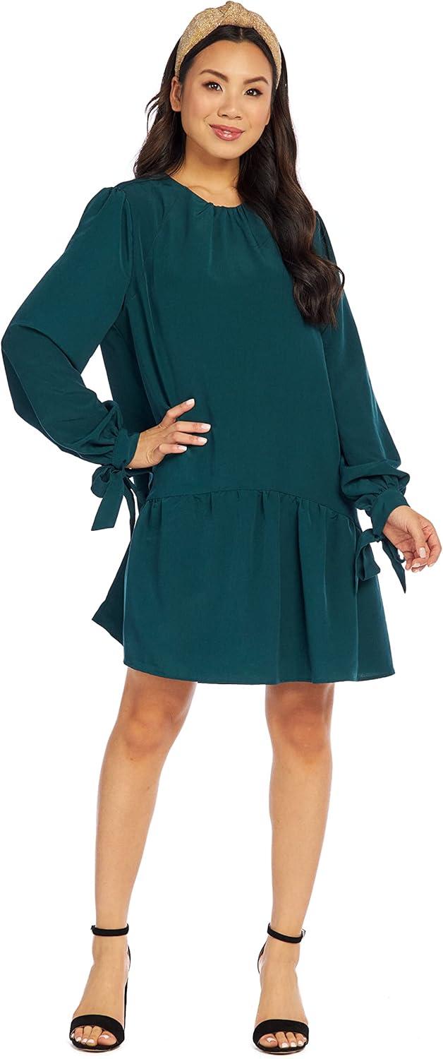 image:imageMud Pie Merritt Flounce Womens DressGreen