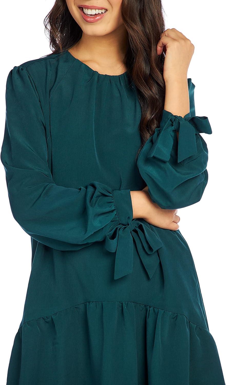 image:imageMud Pie Merritt Flounce Womens DressGreen