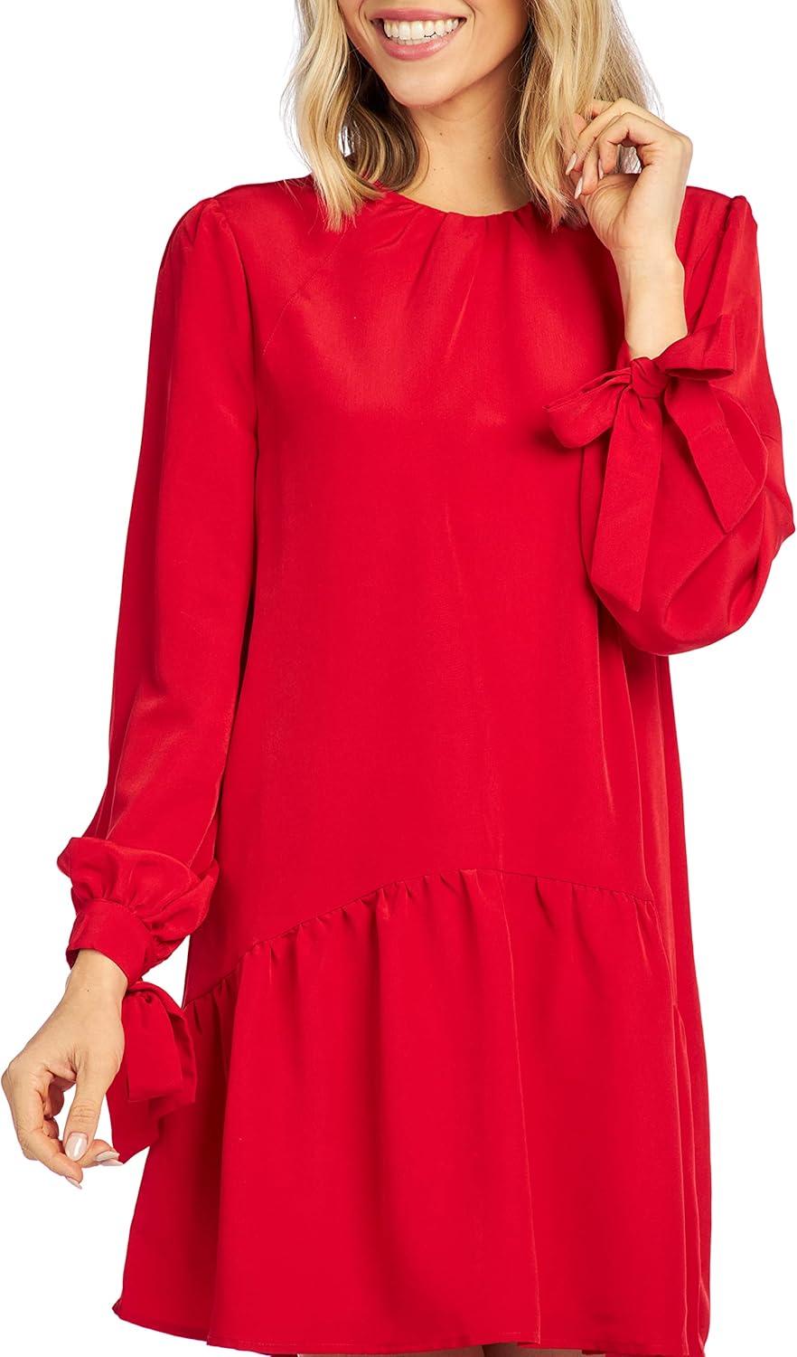 image:imageMud Pie Merritt Flounce Womens DressRed