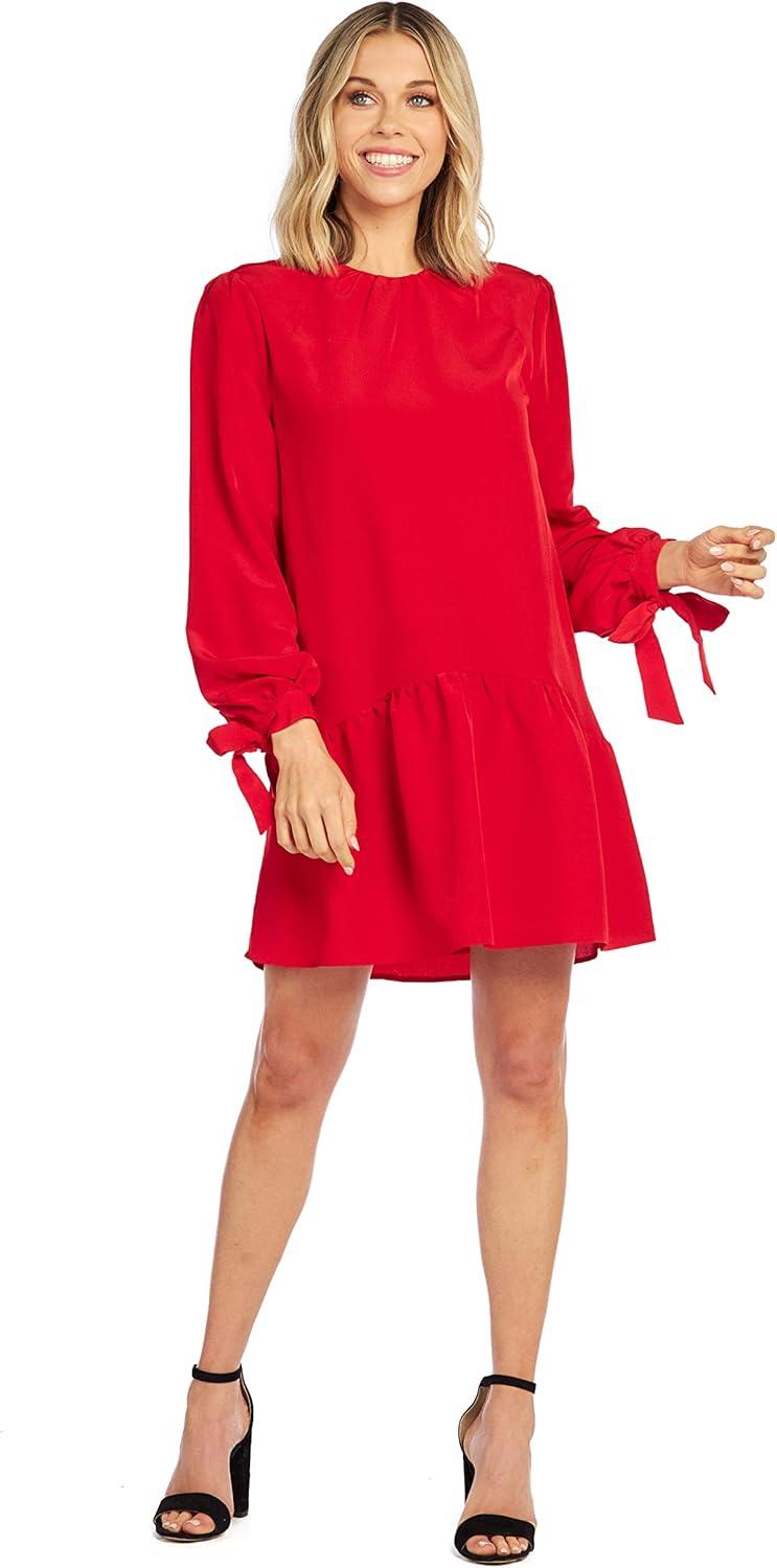 image:imageMud Pie Merritt Flounce Womens DressRed