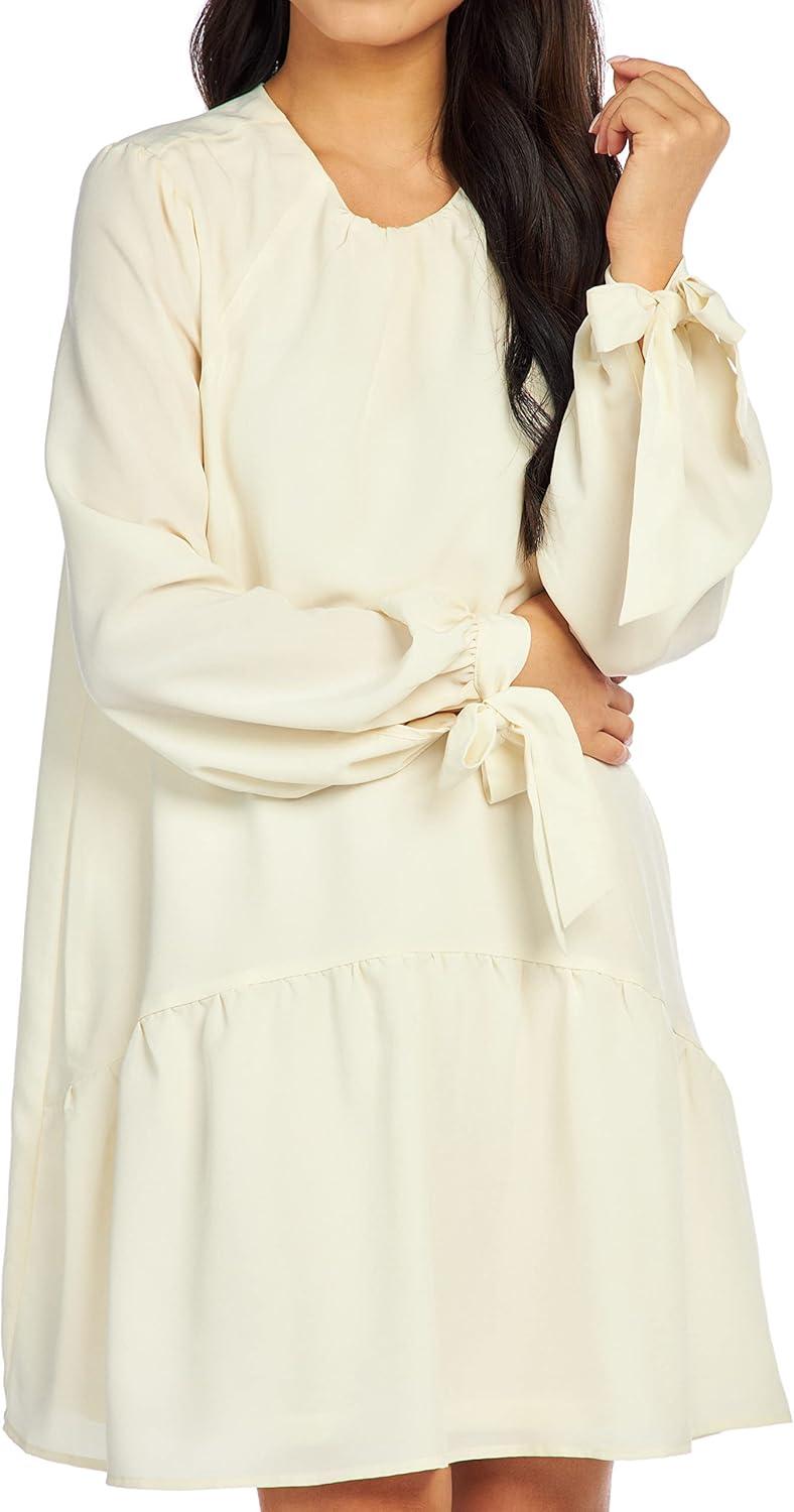 image:imageMud Pie Merritt Flounce Womens DressWhite
