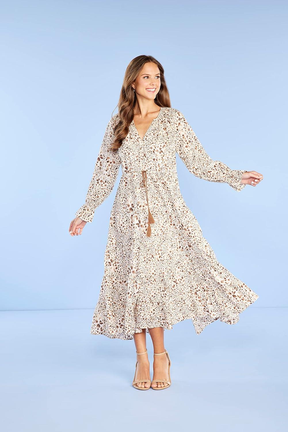 image:imageMud Pie Womens Dolan Maxi DressTan