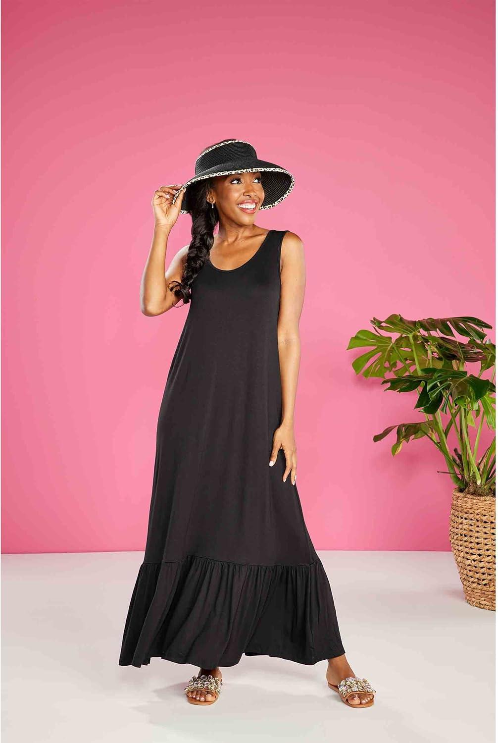 image:imageMud Pie Womens Mud Pie Lowe Womens Sleeveless Maxi DressBlack