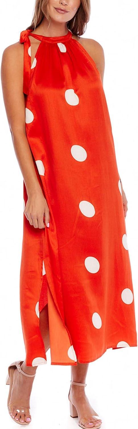 image:imageMud Pie Womens Mud Pie Lowe Womens Sleeveless Maxi DressOrange