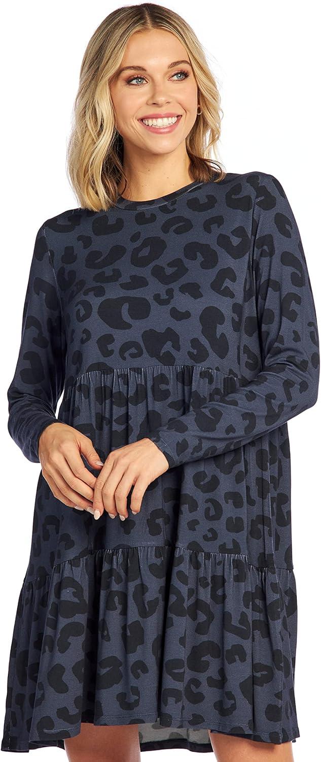 image:imageMud Pie Womens Mud Pie Minnie Tiered Womens DressNavy