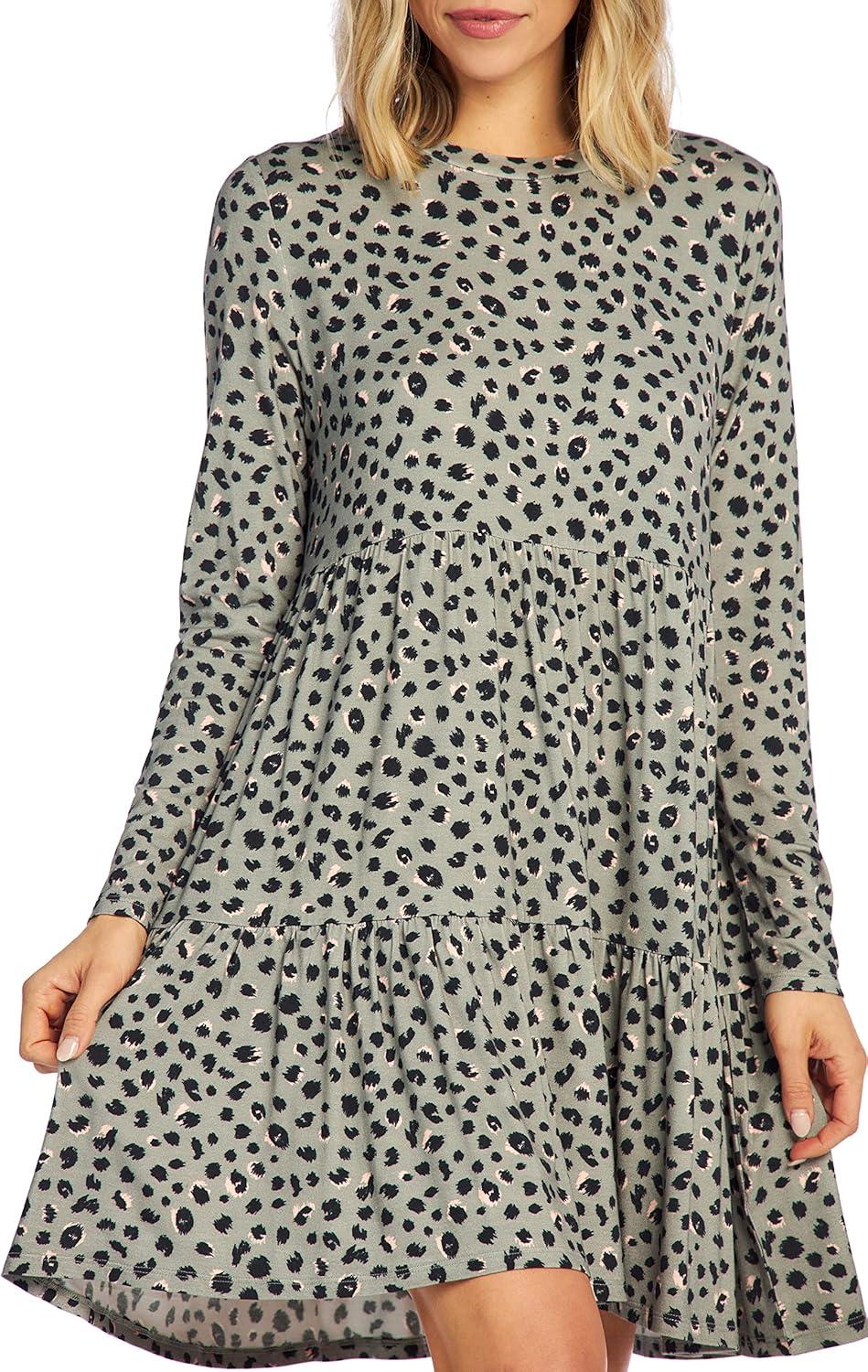 image:imageMud Pie Womens Mud Pie Minnie Tiered Womens DressSage