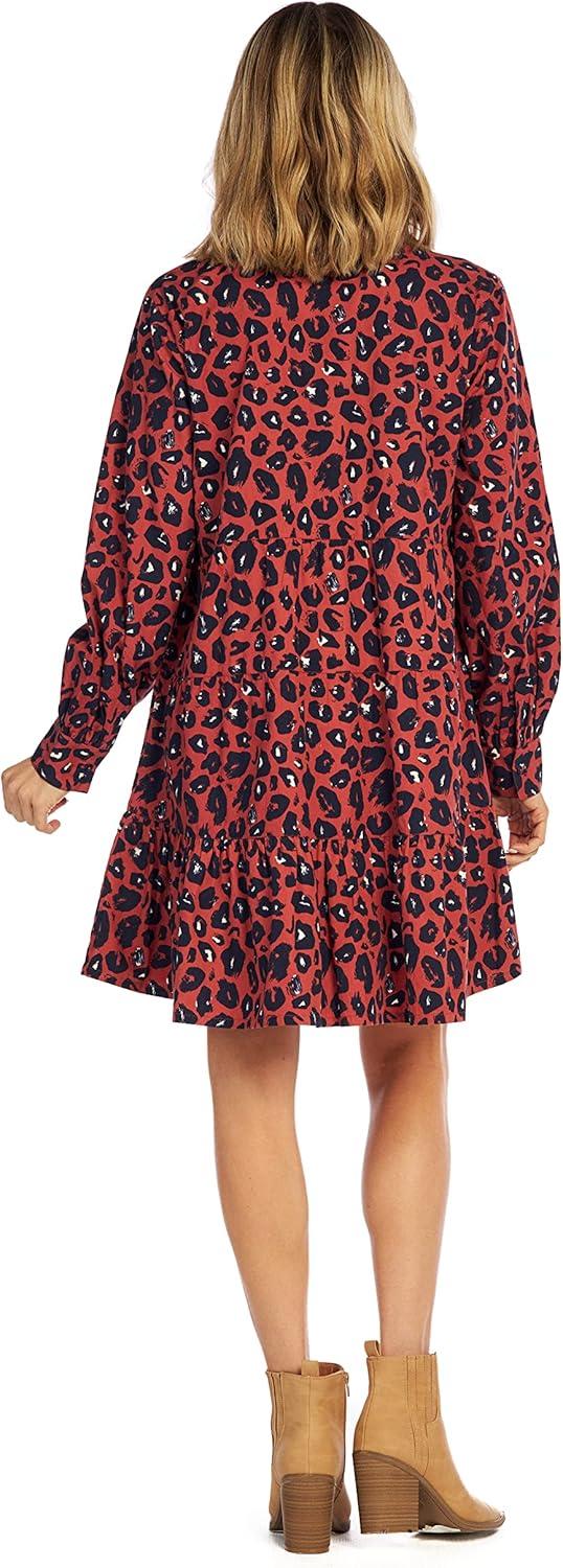 image:imageMud Pie Womens Mud Pie Polly Tiered Womens DressRust