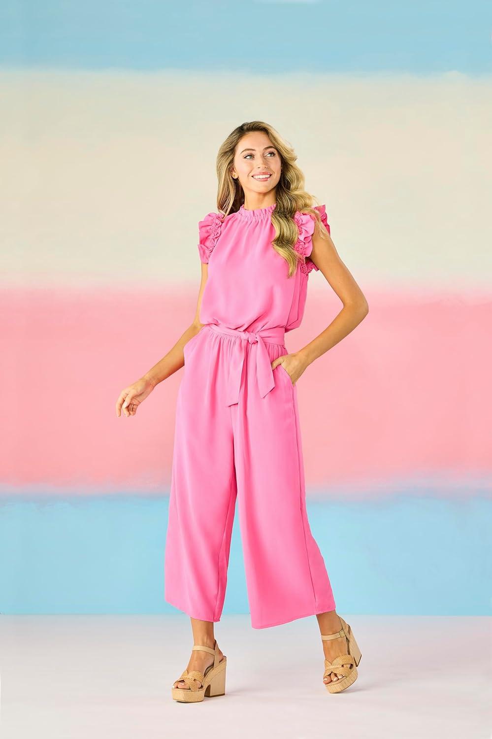 image:imageMud Pie Womens Mud Pie Womens Arlette JumpsuitPink