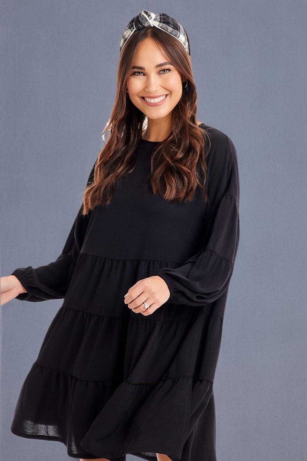 image:imageMud Pie Womens Mud Pie Womens Dallas Tiered DressBlack