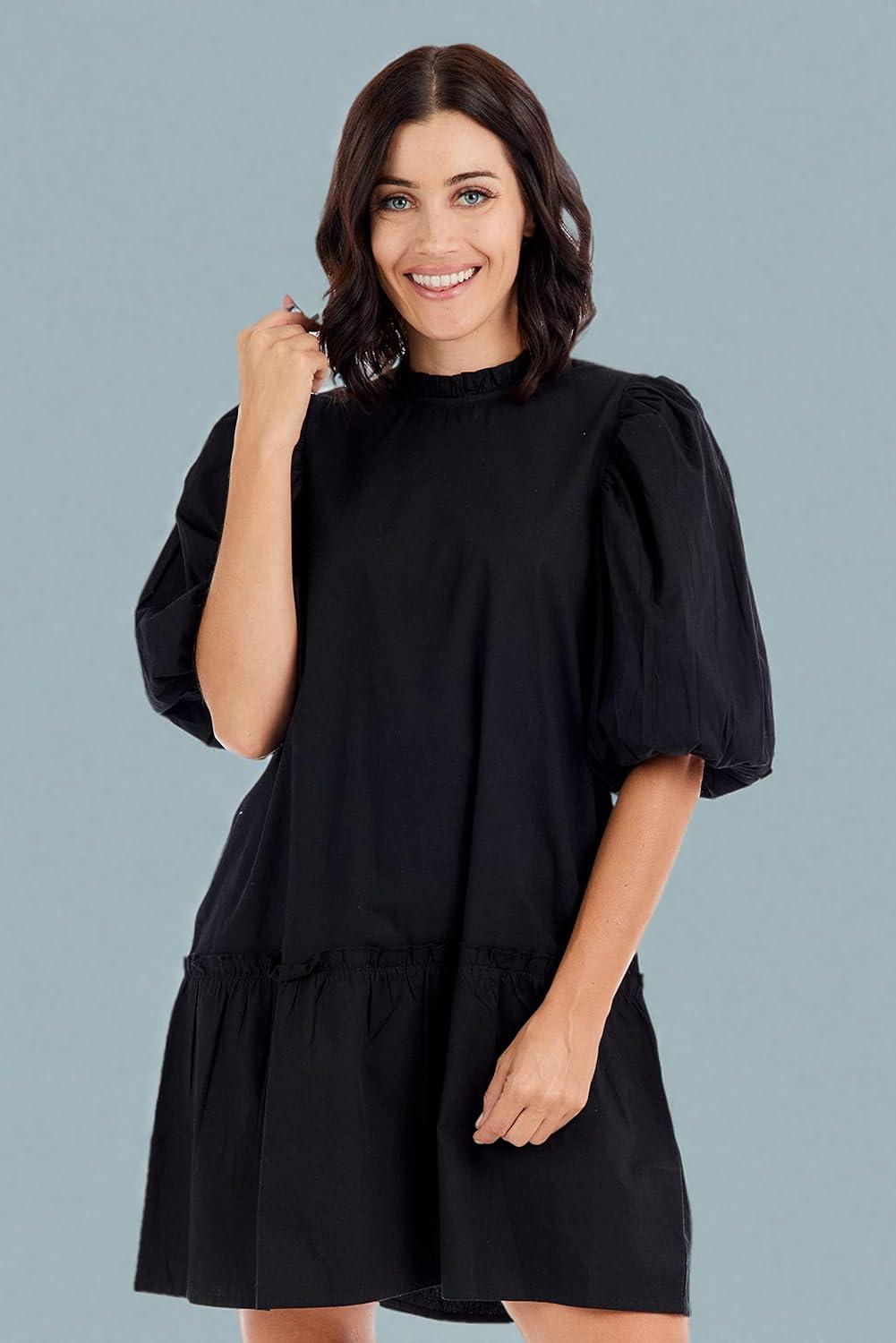 image:imageMud Pie Womens Mud Pie Womens Milan Flounce DressBlack