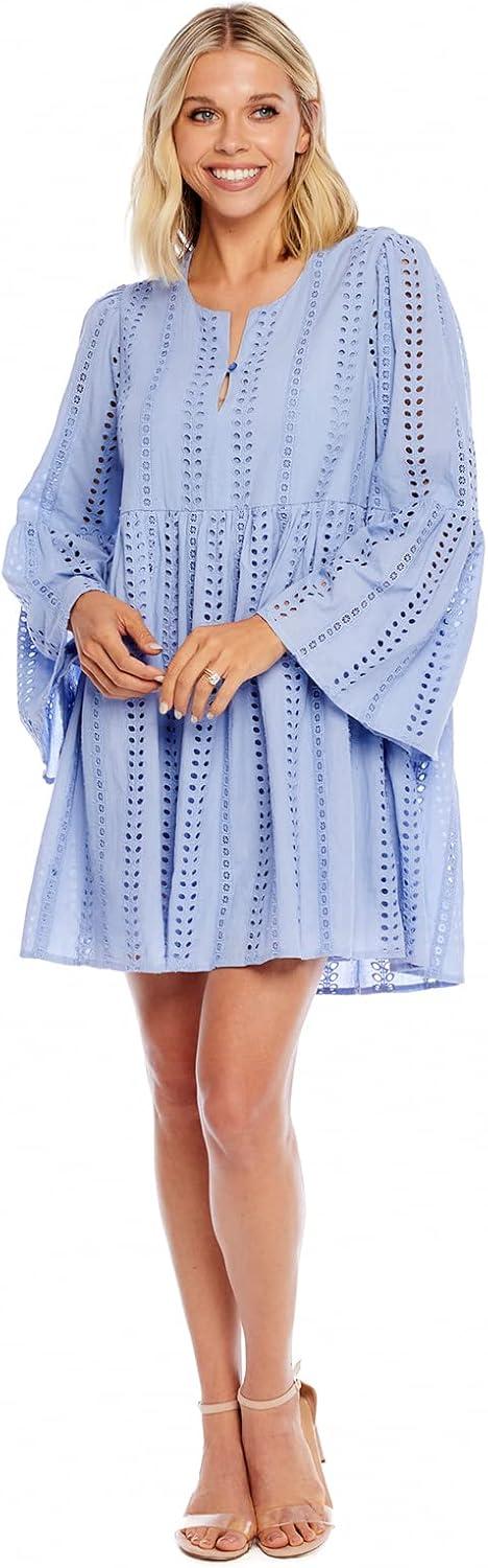 image:imageMud Pie Womens Raylee Eyelet DressBlue