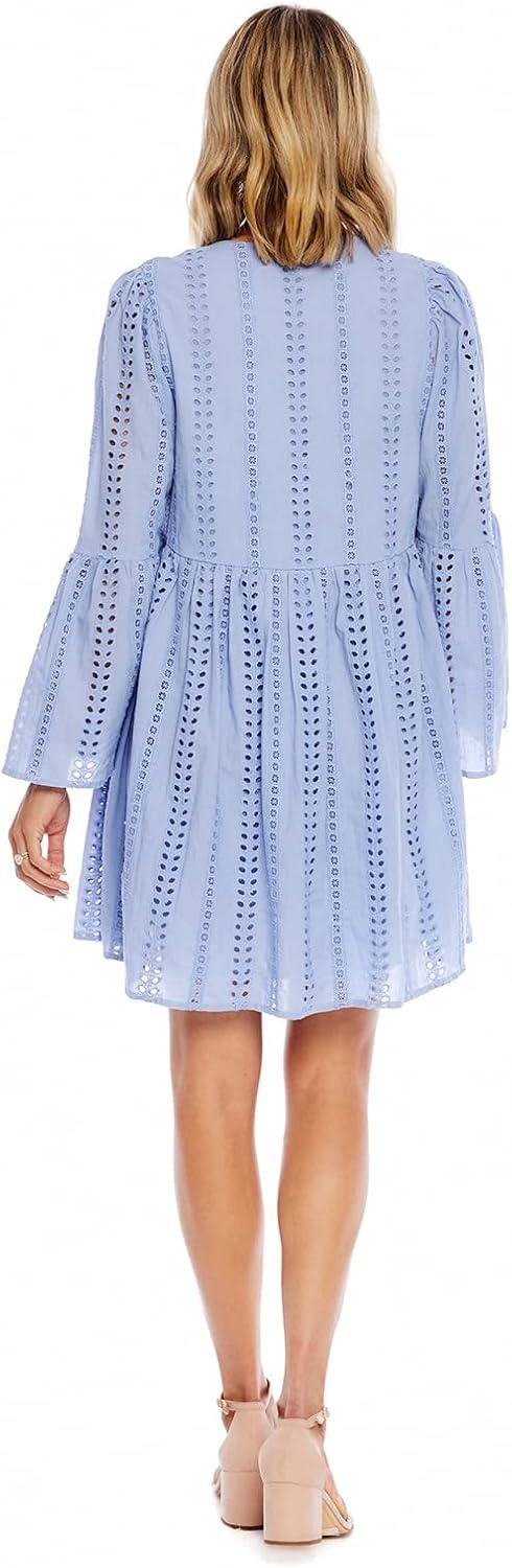 image:imageMud Pie Womens Raylee Eyelet DressBlue