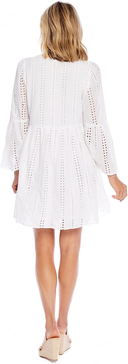 image:imageMud Pie Womens Raylee Eyelet DressWhite