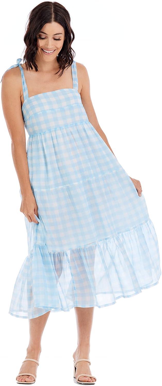 image:imageMud Pie Womens Womens Vivianne Midi DressBlue