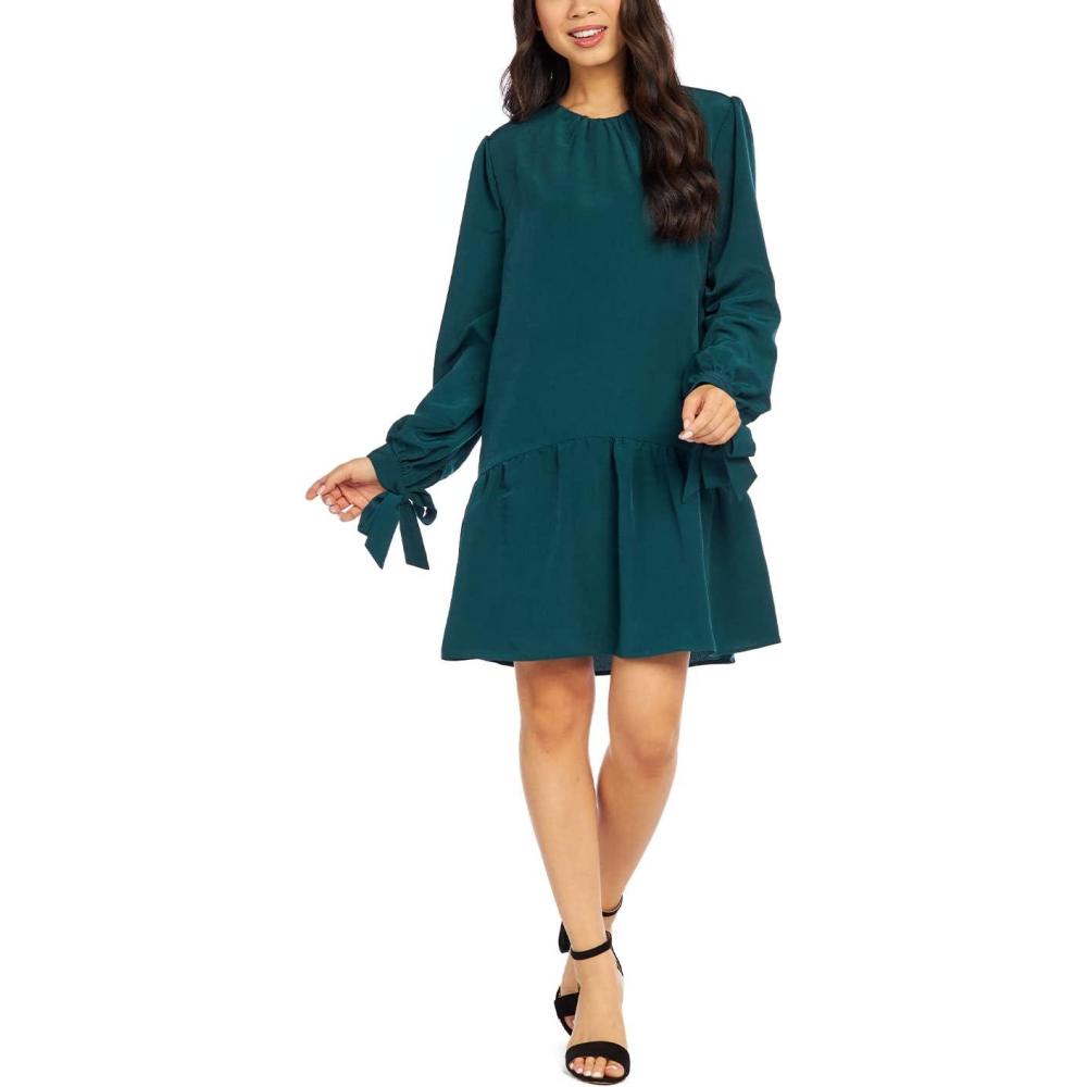 image:imageMud Pie Merritt Flounce Womens DressGreen