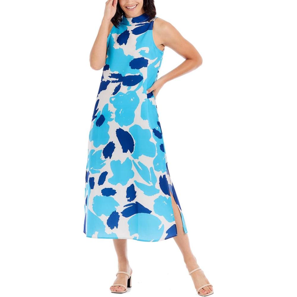 image:imageMud Pie Womens Annie MockNeck DressBlue