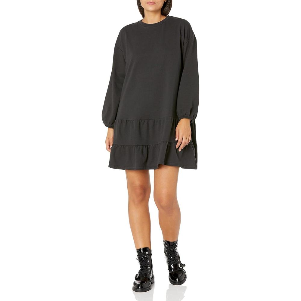 image:imageMud Pie Womens Kristy Sweatshirt DressBlack