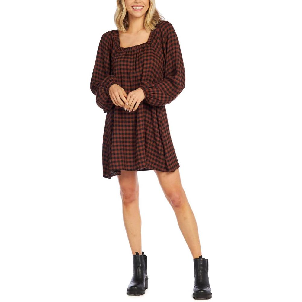 image:imageMud Pie Womens Mud Pie Kirsten Womens Swing DressPlaid